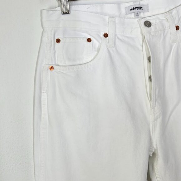 RE/DONE high rise loose long denim Sz 29 NEW - Picture 2 of 8